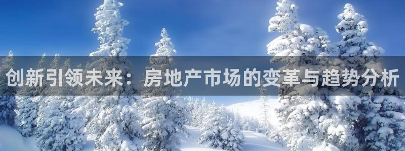 摩登5左7O667：创新引领未来：房地产市场的变革与趋势分析