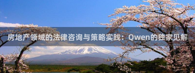 国际版摩登世界7：房地产领域的法律咨询与策略实践：Qwen的