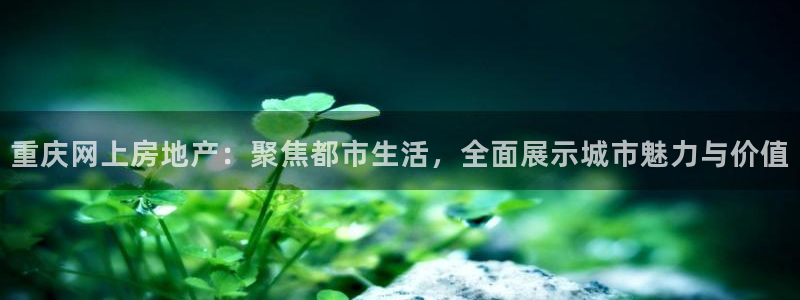 摩登7注册页面：重庆网上房地产：聚焦都市生活，全面展示城市魅