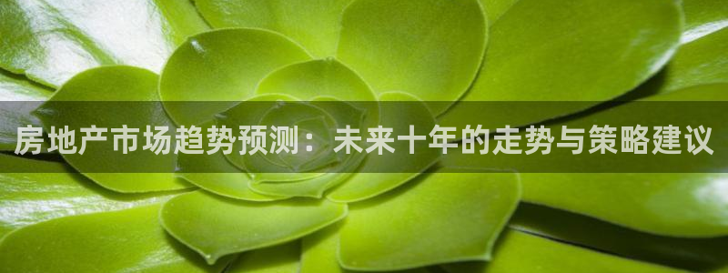 摩登7冠：房地产市场趋势预测：未来十年的走势与策略建议