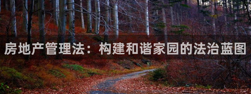 摩登7娱乐平台登录不了：房地产管理法：构建和谐家园的法治蓝图