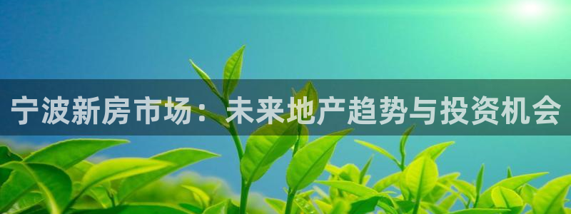 摩登7来宾：宁波新房市场：未来地产趋势与投资机会
