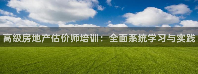 摩登7登录入口：高级房地产估价师培训：全面系统学习与实践