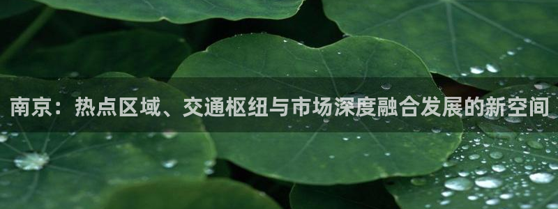 摩登3吕7O667：南京：热点区域、交通枢纽与市场深度融合发